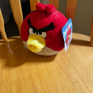 Red Angry Bird Plush NWT - Etsy Red Angry Bird Plush NWT - Etsy