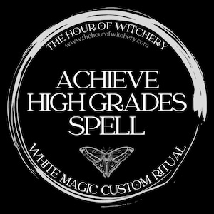 Achieve High Grades Spell, same day option, spells, spell casting,  energy work,  witch,  spell work, white magic, folk, light magic