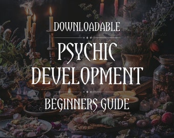 Gids voor paranormale ontwikkeling, downloadbaar, basis, PDF-bestand, spirituele reis, leren, onderwijs, heksbeginner, hekserij