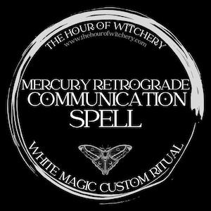 Mercury Retrograde Communication Spell, same day option, spells, spell casting, energy work, witch, spell work, white magic, light magic