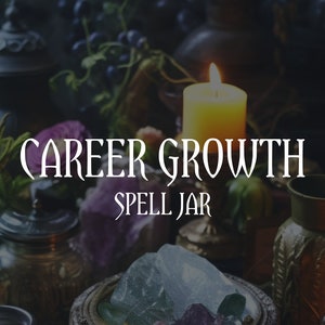 Career Growth Spell Jar DIY Downloadable | Do It Yourself Spell Jar | Spell Downloadable | Ritual Downloadable | Witchcraft | Altar