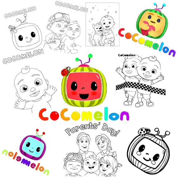 Cocomelon SVG Cocomelon PNG Cocomelon Bundle Cocomelon | Etsy