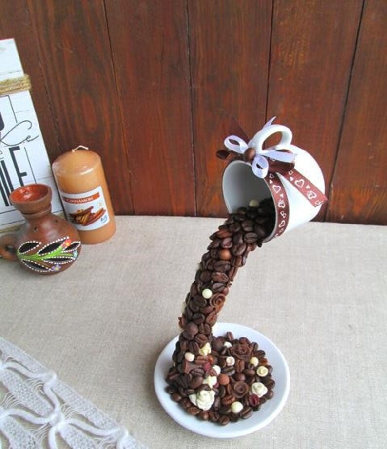 Floating Coffee Cup Decor with Coffee Smell Kitchen Decor Etsy