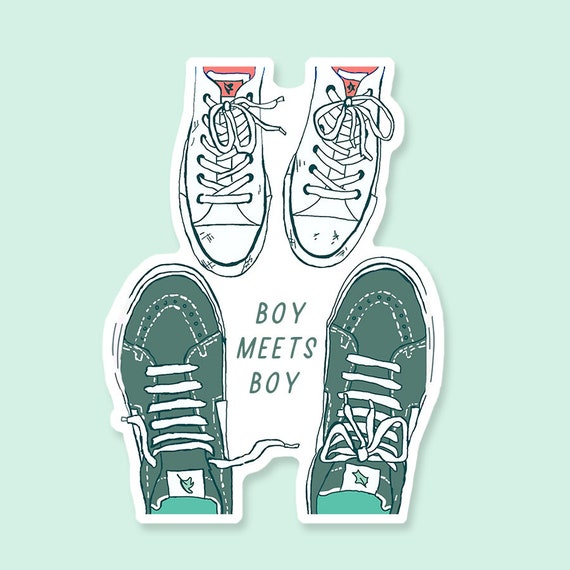 Charlie and Nick Sneaker Shoes 3in Heartstopper Title Etsy