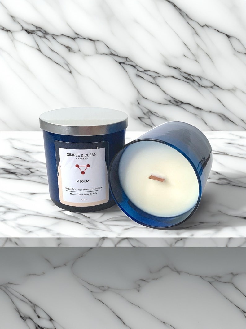 Jujutsu Kaisen Inspired 8.5 Oz Soy Wax Candle Megumi, 100 All Natural