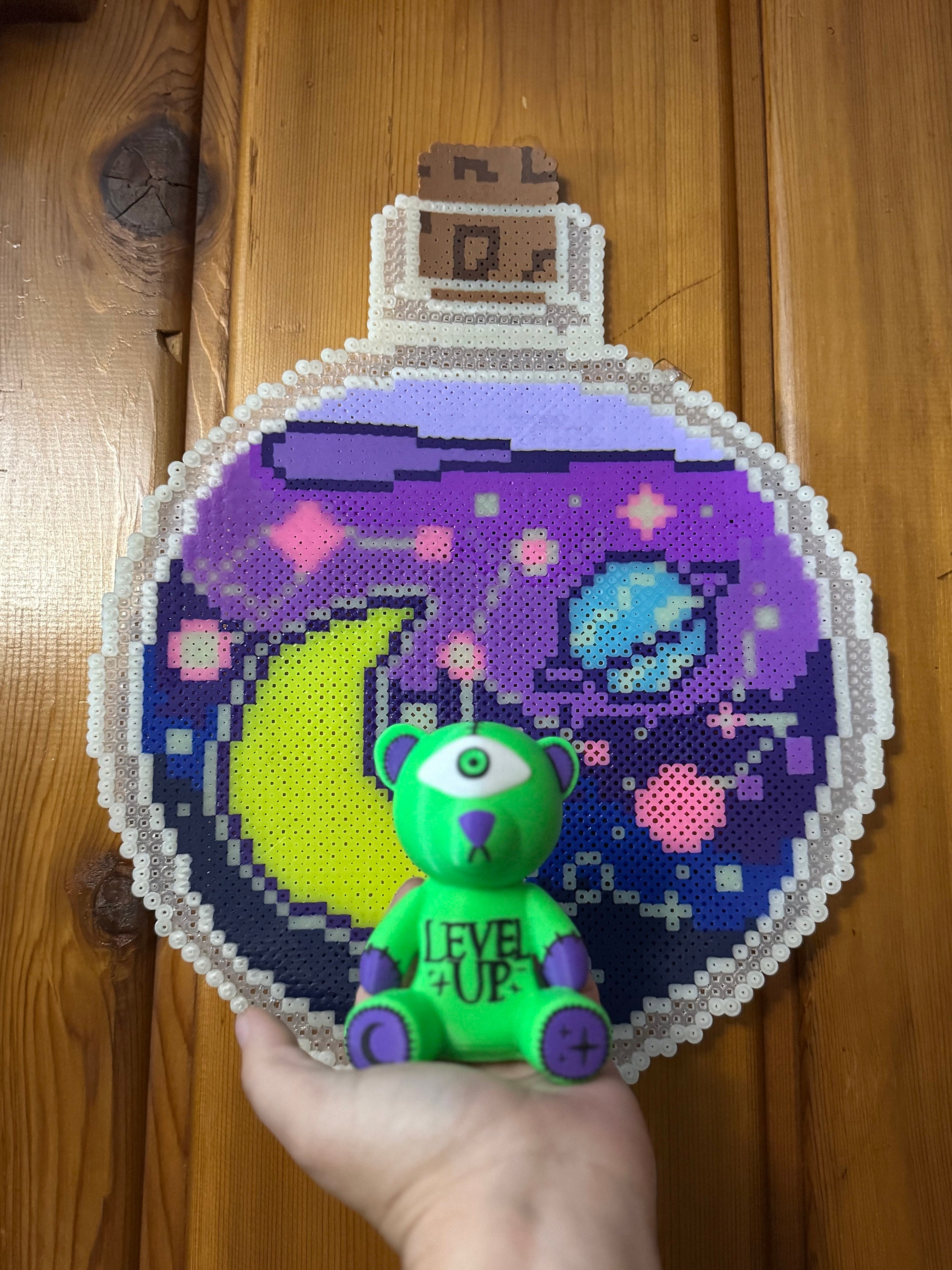 Level up Subronics Inspired Mash up Cyclops Bear! *UV Reactive