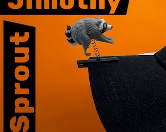 Jimothy the Racoon Sprouts! 3D Printed