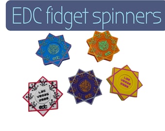 EDC Inspired Fidget Spinners! 3D Printed