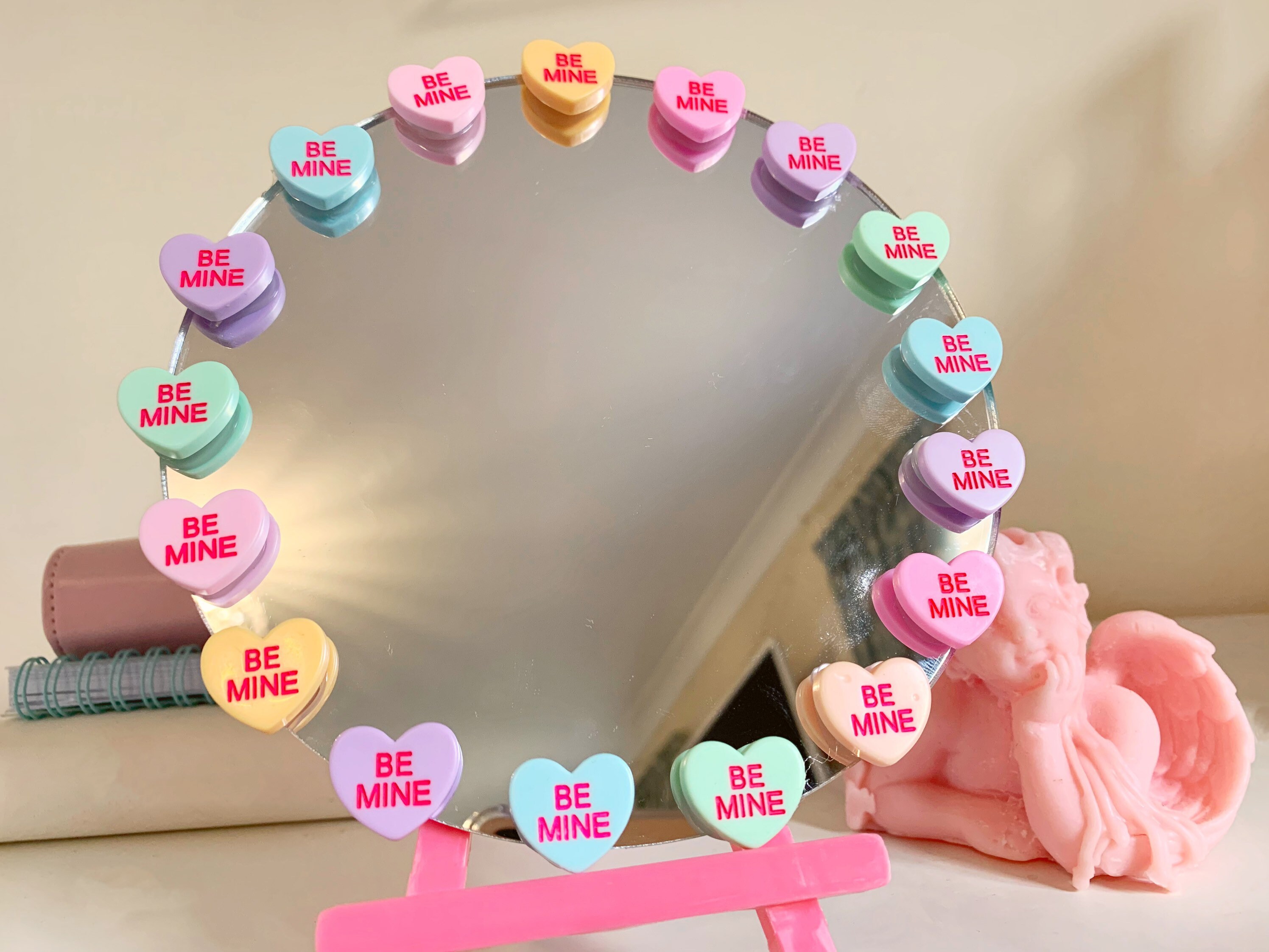 Love Heart Mirror Wall Mirror Wall Decor Wall Art Home Etsy UK