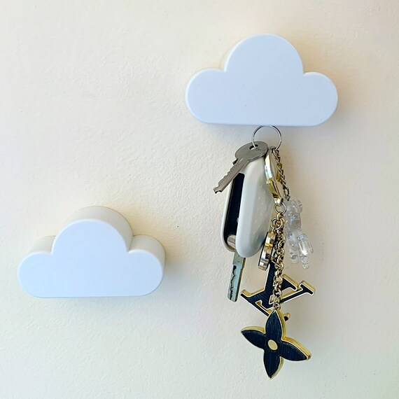 Cloud Key Holder Wall Art Key Rack Organiser Etsy