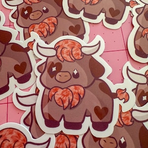 Highland Cow sticker