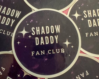 Shadow Daddy fanclubsticker en bladwijzer