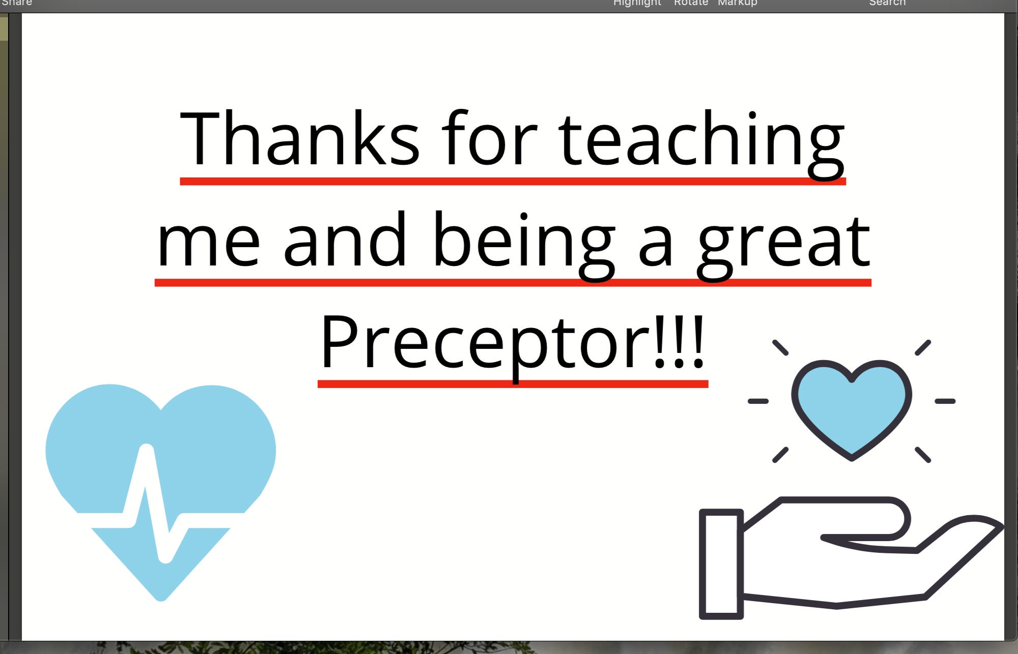 Nurse Preceptor Thank You Card Etsy UK
