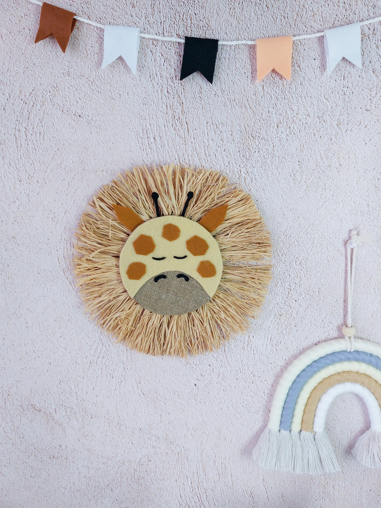 Giraffe Wall Hanging Giraffe Decorations Giraffe Head Etsy