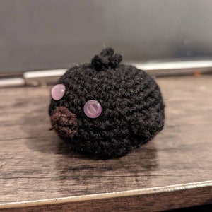 Rotund Plush Stress Crow