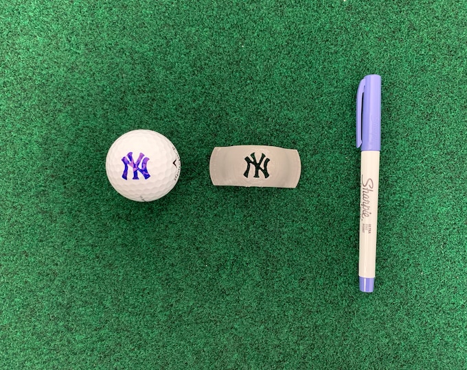 New York Yankees Golf Ball Logo Stencil/marker Etsy