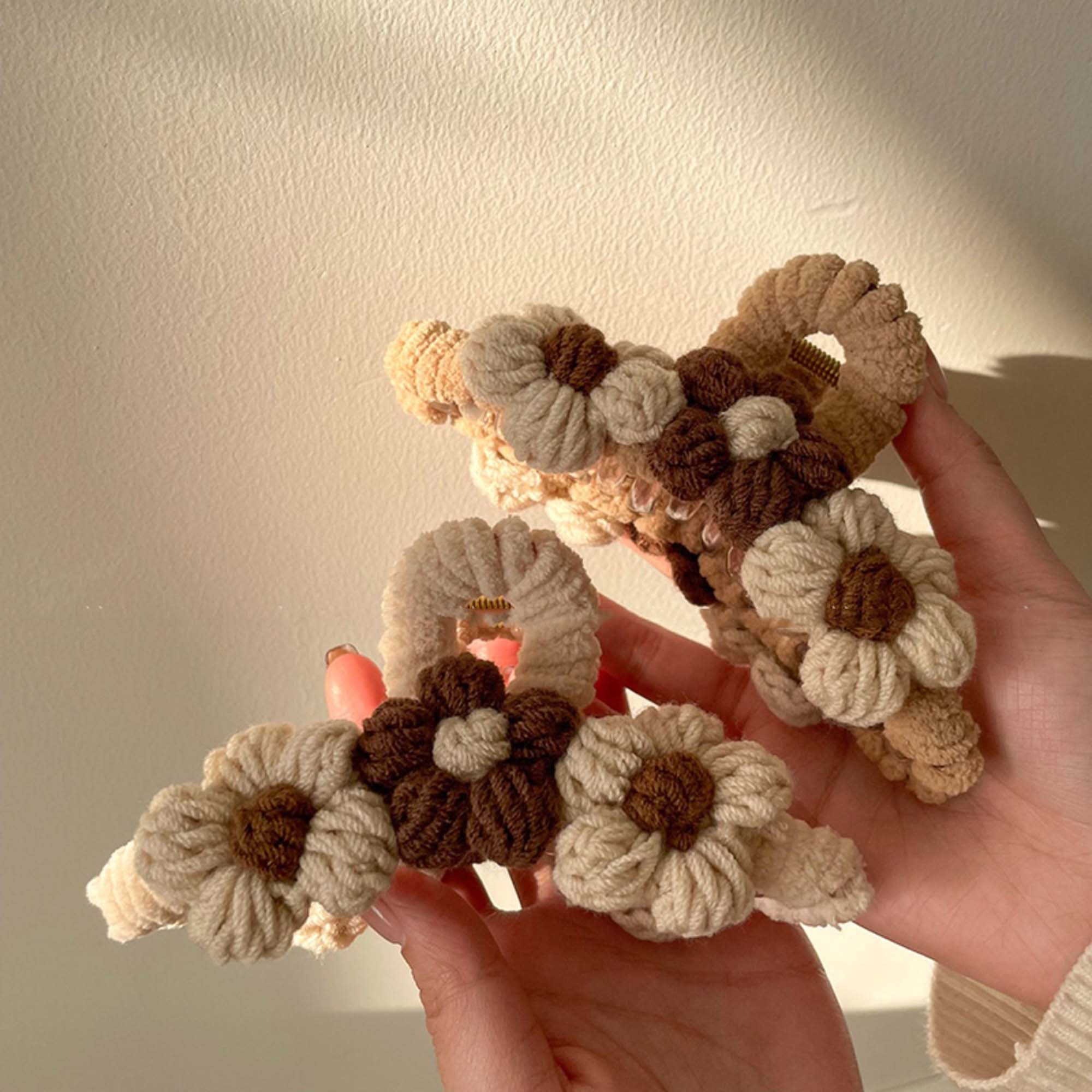 Crochet Hair Clip - Etsy Crochet Hair Clip - Etsy