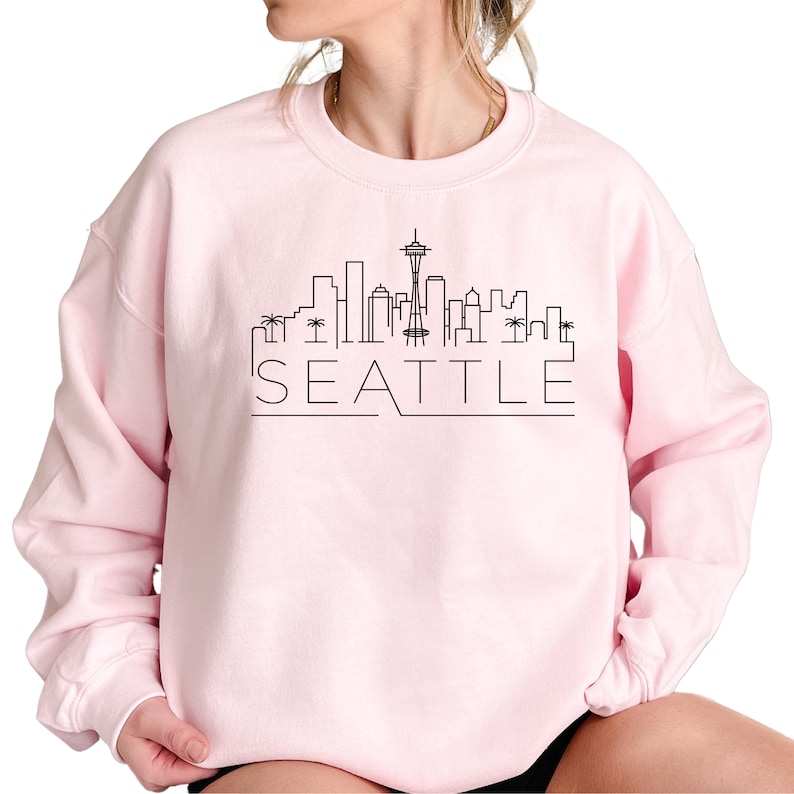 Seattle Sweatshirt, Seattle Washington Soft Sweatshirt, Mothers Day ...