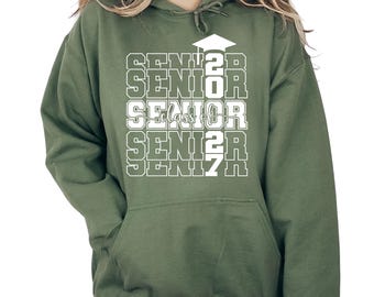 Senior Class of 2027 Sweatshirt, Class Pride Hoodie, Senior Celebration Crewneck, Class Legacy Hoodie, Graduation Outfit, Senior Crewneck