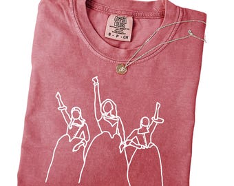 Schuyler Sisters Comfort Colors® Shirt, Hamilton Broadway Women’s Tee, Angelica Eliza Peggy Feminist Tribute Shirt, Revolutionary Stage Tee