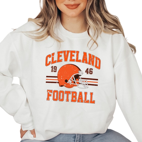 Cleveland Est 1946 Hoodie, Unisex Football Fan Apparel, Cleveland Sweatshirt, Game Day Hoodie, Vintage Cleveland Browns Sweatshirt, E1169
