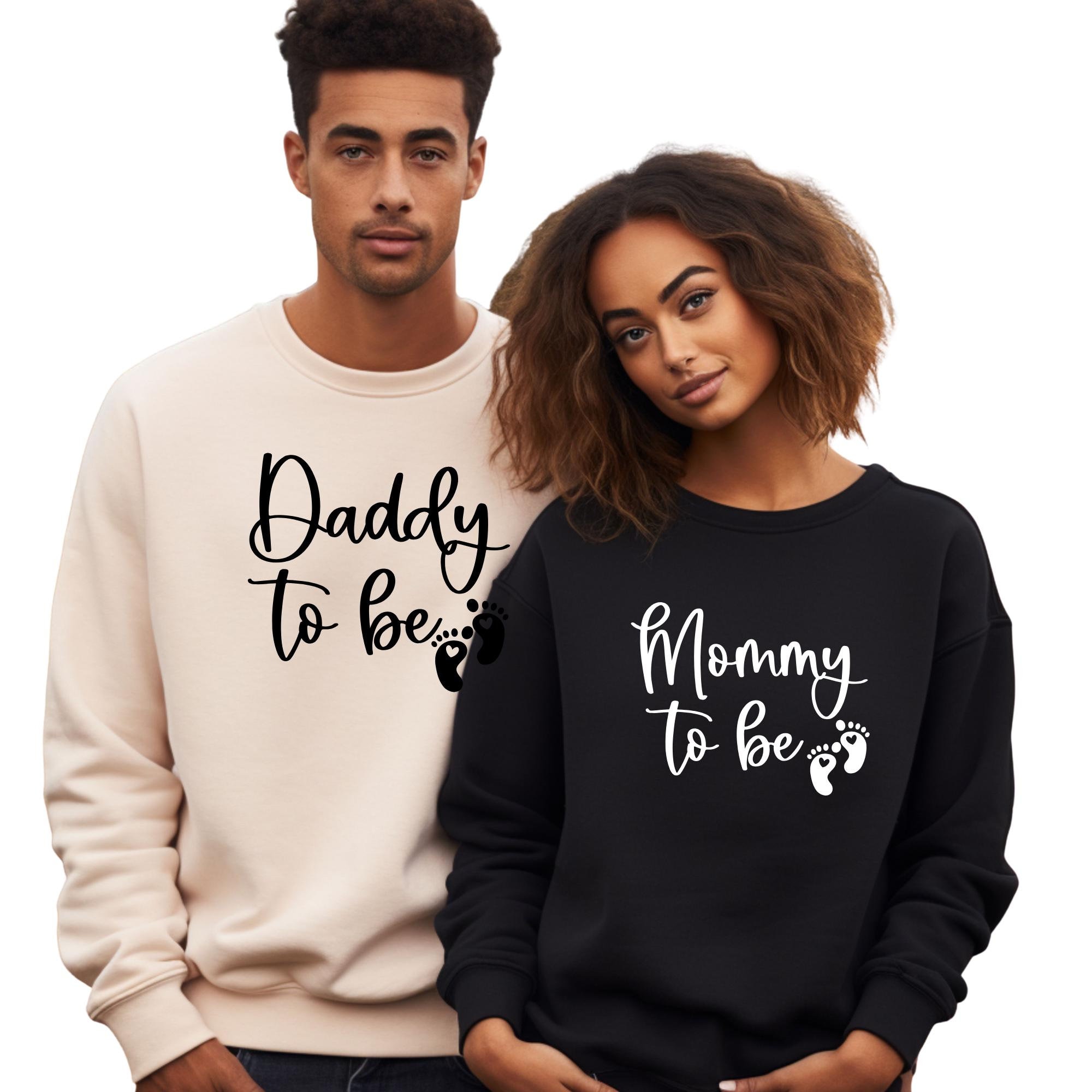 Winioder Family Matching Outfits Letter Print Long Sleeve Sweatshirts - Mom Dad Baby Shirts Spring Clothes