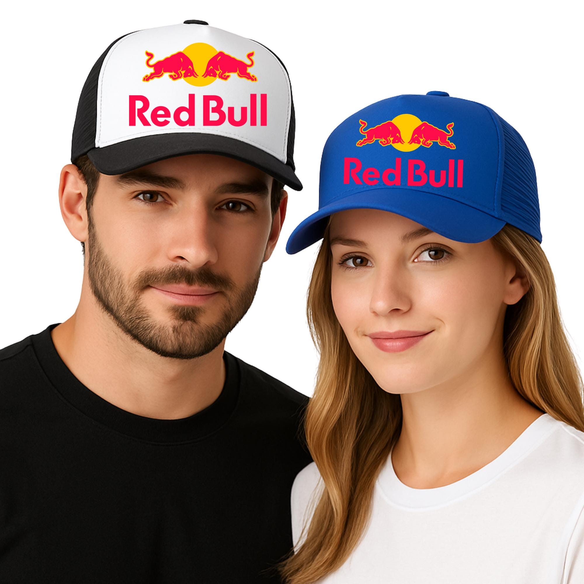 Red Bull Flat Bill Mesh Trucker Snapback Cap Hat Black Embroidered Racing Team 2026 Oracle Red Bull Racing Patches New Era 9FORTY Trucker  main image 3