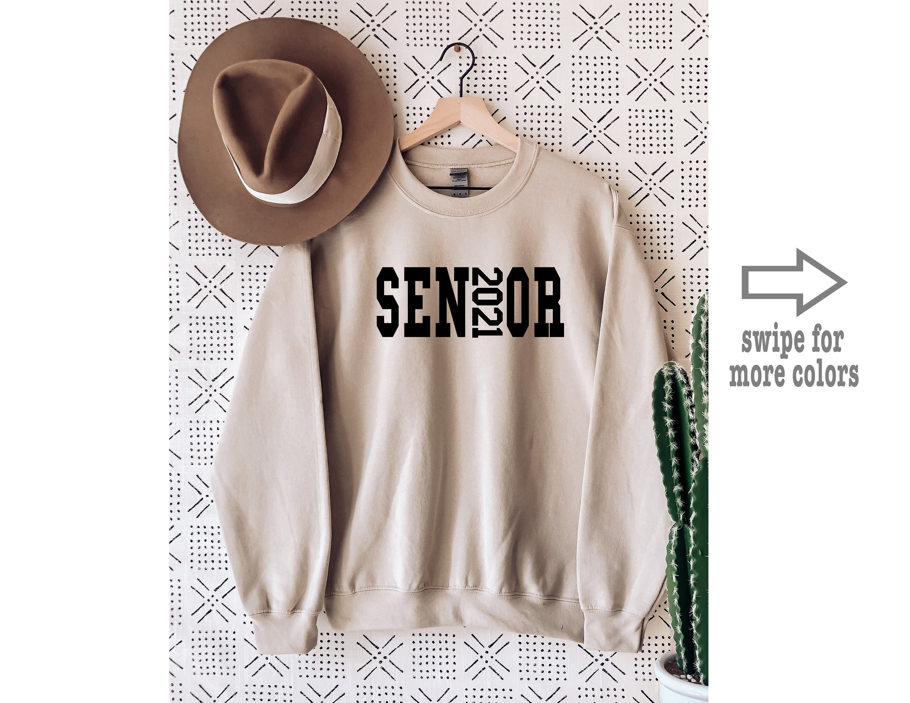 Senior Hoodie and Sweatshirt. Class of 2021 Shirt. Gift for | Etsy