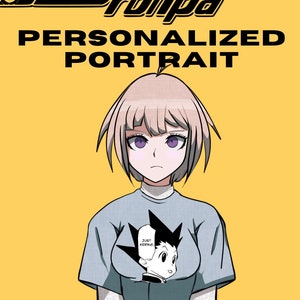Danganronpa Personal Portrait Custom and Personalized Painting