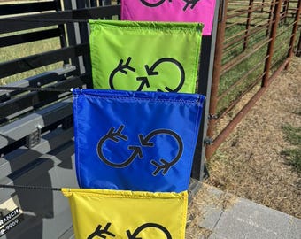 Banderas de ganado personalizadas de 50"