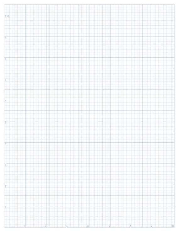 blank graph paper printable pdf etsy