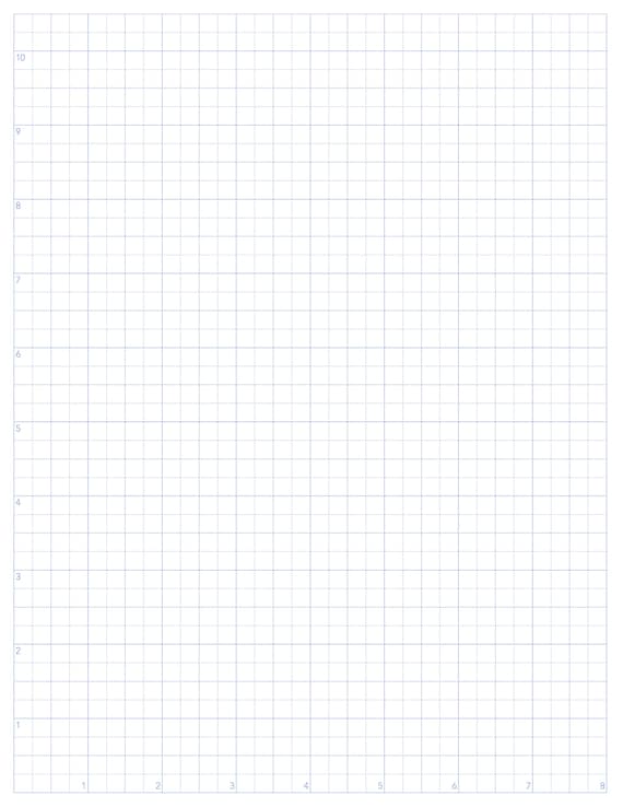 blank graph paper printable pdf etsy