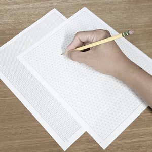 Blank Triangle Graph Paper | Printable PDF