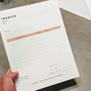 Invoice Template | Printable Excel Worksheet