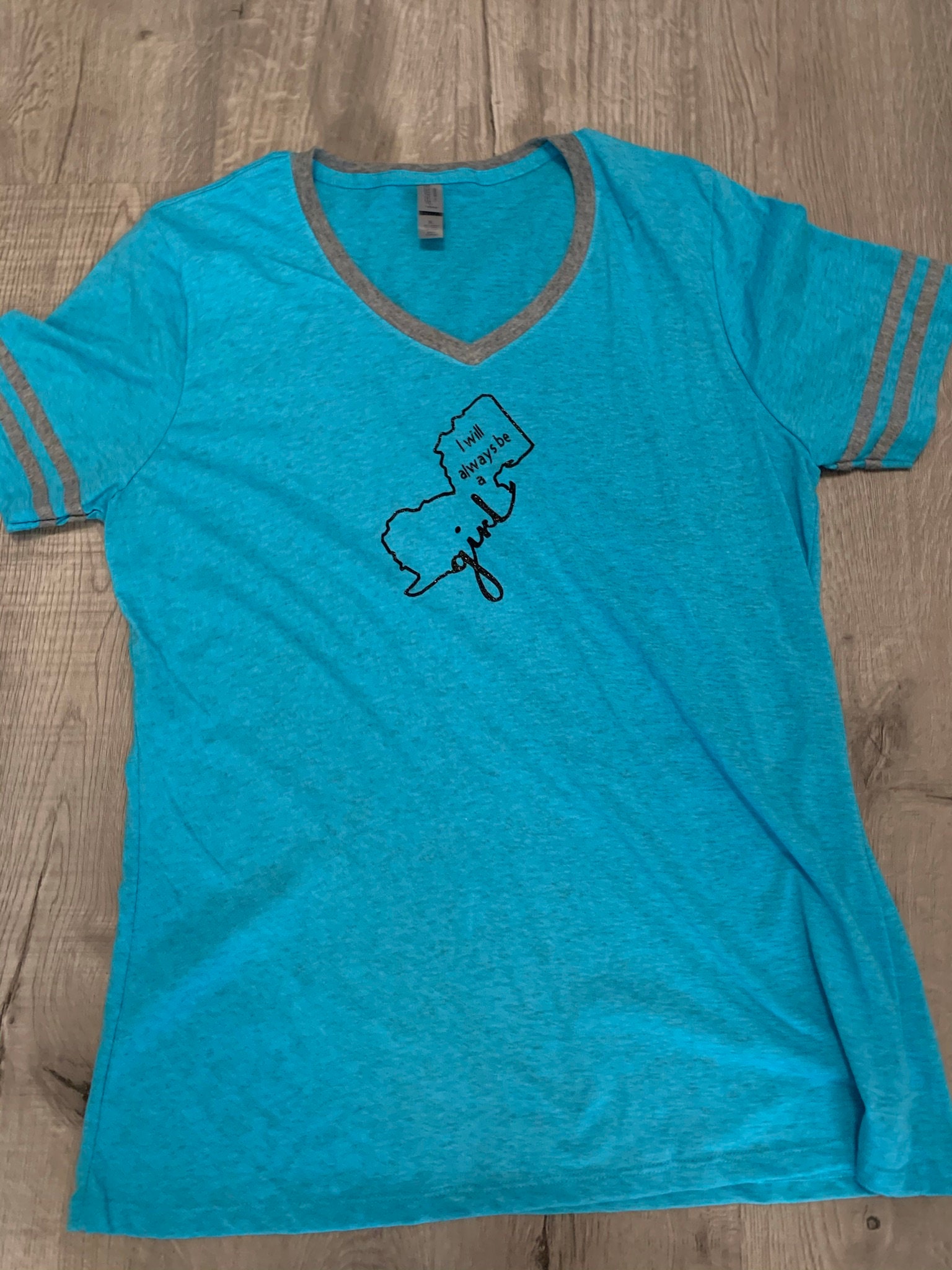 Jersey girl Tshirt size extra large Etsy