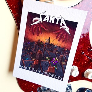 Weihnachtsmann - Master of Geschenke! - Stranger Things vs Metallica Parodie Weihnachtskarte