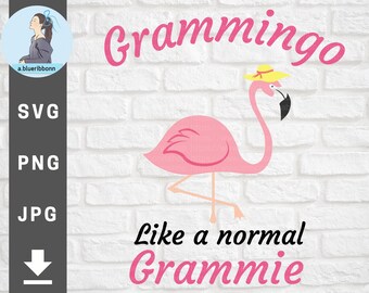Download Grandma Flamingo Svg Etsy