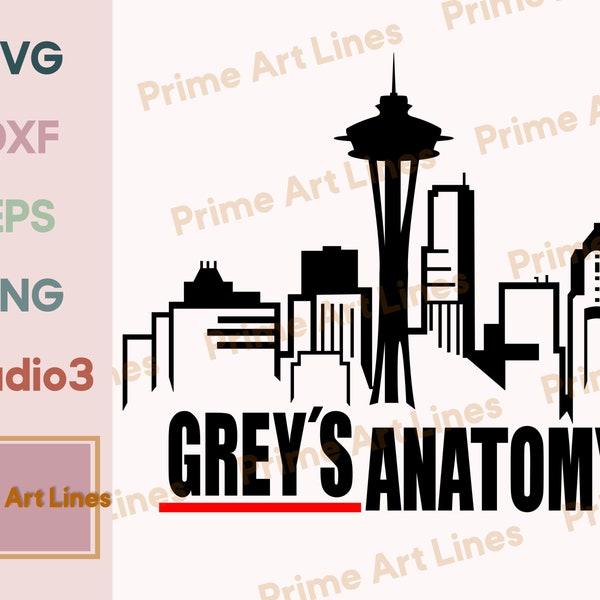 Greys anatomy SVG, Greys anatomy png, dxf, Greys anatomy studio, Hospital svg, Save lives svg, Anatomy cutting file cricut, Digital download