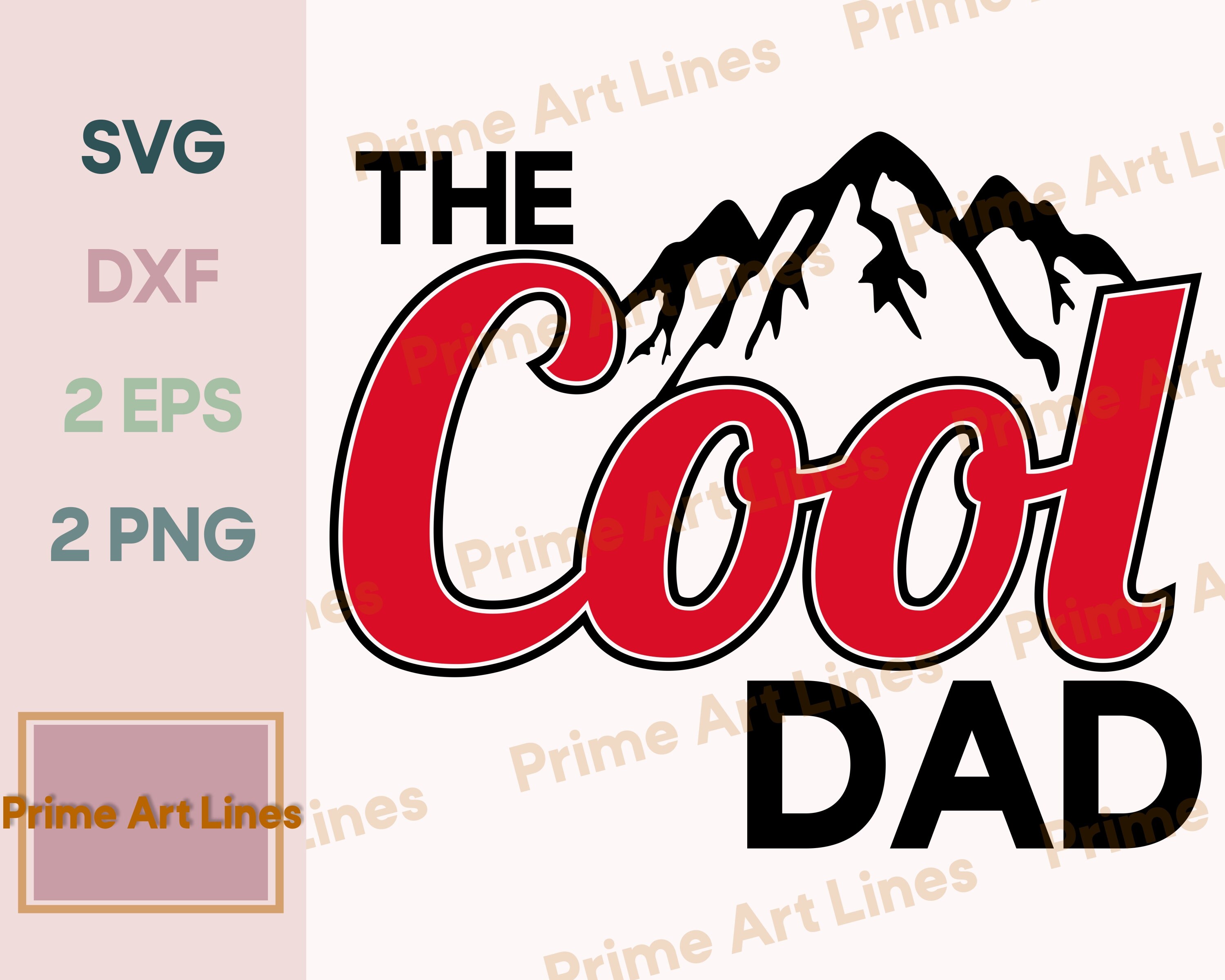 The Cool Dad SVG Best Dad Ever Svg Dad SVG Father's Day Etsy UK
