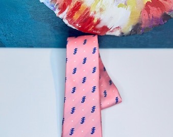 Jack and Jill of America pink/blue classic tie