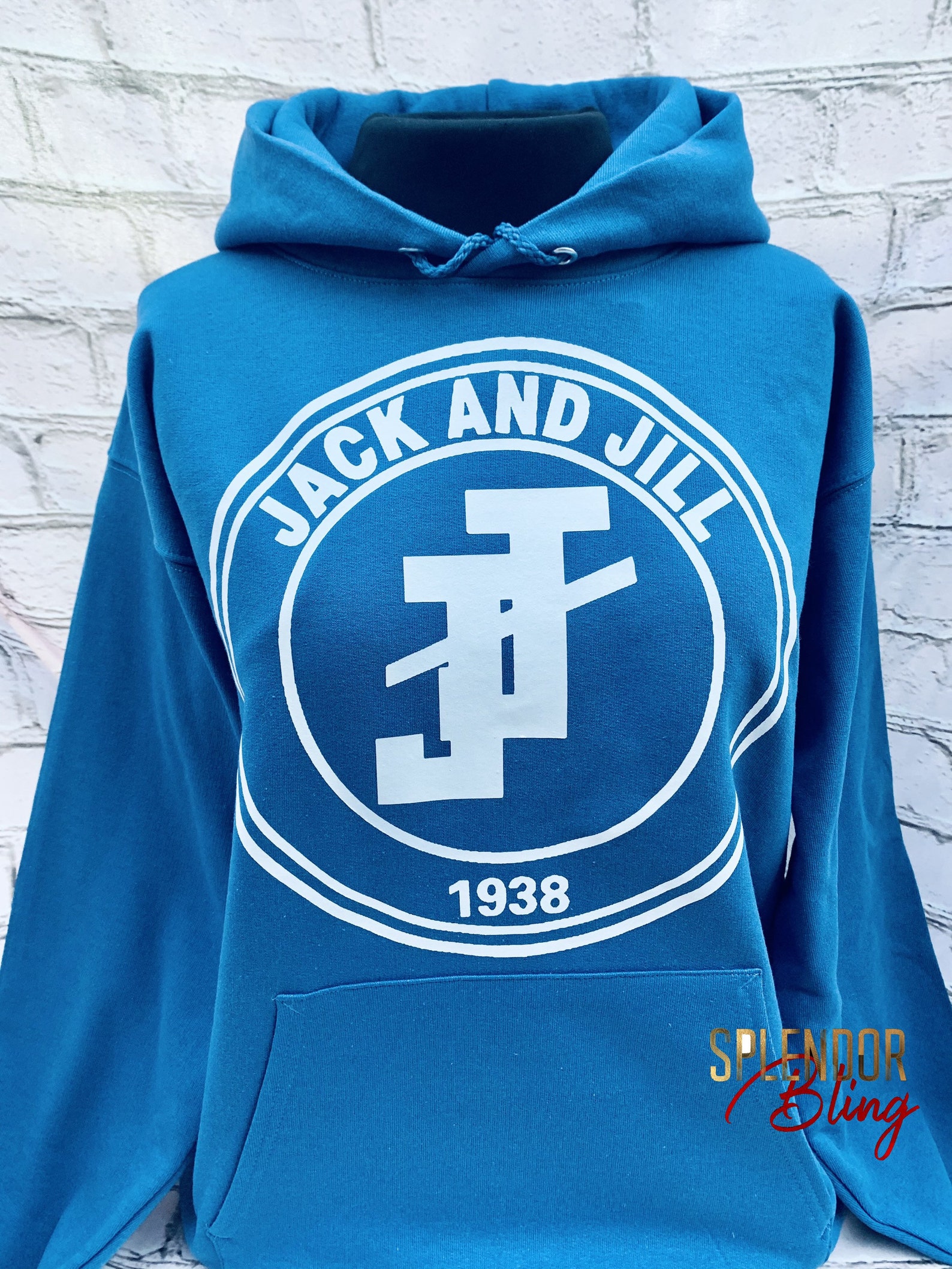 Jack and Jill of America Denim Blue Unisex Hoodie Etsy