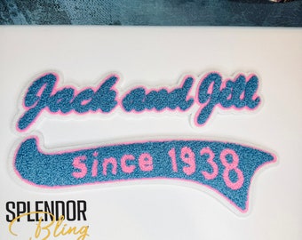 JJOA Since 1938 Swoosh DIY Iron-On Patch - Jack and Jill of America