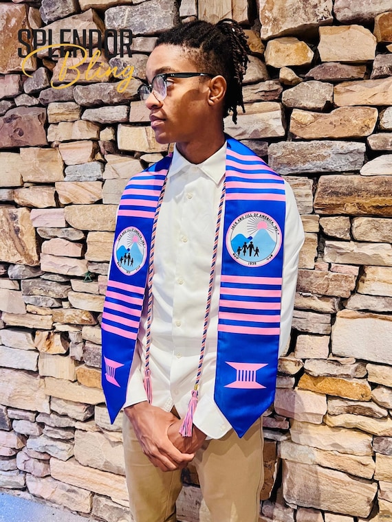 Jack and Jill of America REVERSIBLE Kente Inspired Satin Printed Graduation  Stole - Etsy Denmark