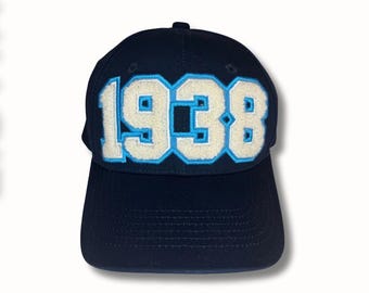Navy 1938 Chenille Baseball Hat — Jack and Jill of America