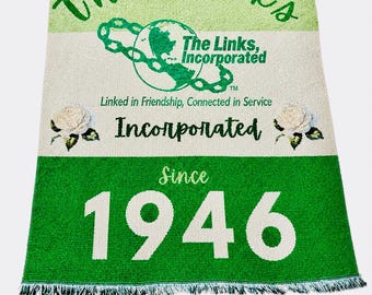 The LINKS Incorporated Afghan Blanket Throw