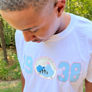 ADULT White 1938 T-Shirt - Jack and Jill of America