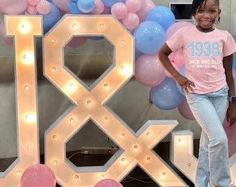 JJOA YOUTH Pink & Ivory 1938 Unisex Jack and Jill t-shirt - Jack and Jill of America