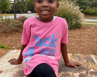 JJOA YOUTH Bright Pink Unisex Jack and Jill t-shirt - Jack and Jill of America