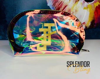 JJOA Holographic Cosmetic Makeup Bag Pouch - Jack and Jill