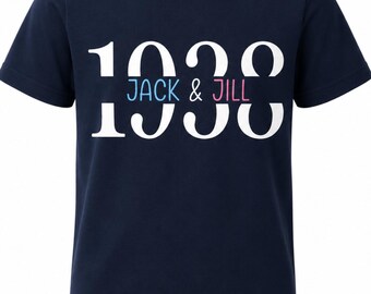 Adult JJOA Navy Jack & Jill thru 1938 unisex t-shirt - Jack and Jill of America